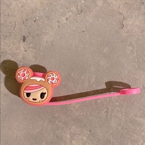 Limited Release Tokidoki Donutella Rubber Straw Topper